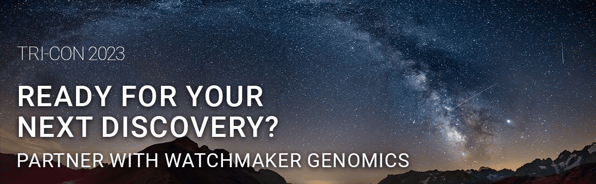 Watchmaker Genomics at ESHG 2022