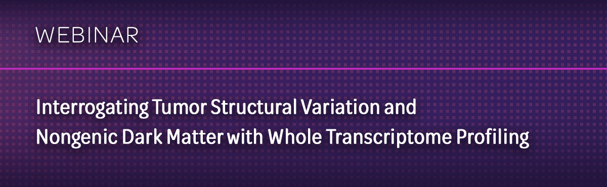 Interrogating Tumor Structural Variation and Nongenic Dark Matter with Whole-Transcriptome Profiling